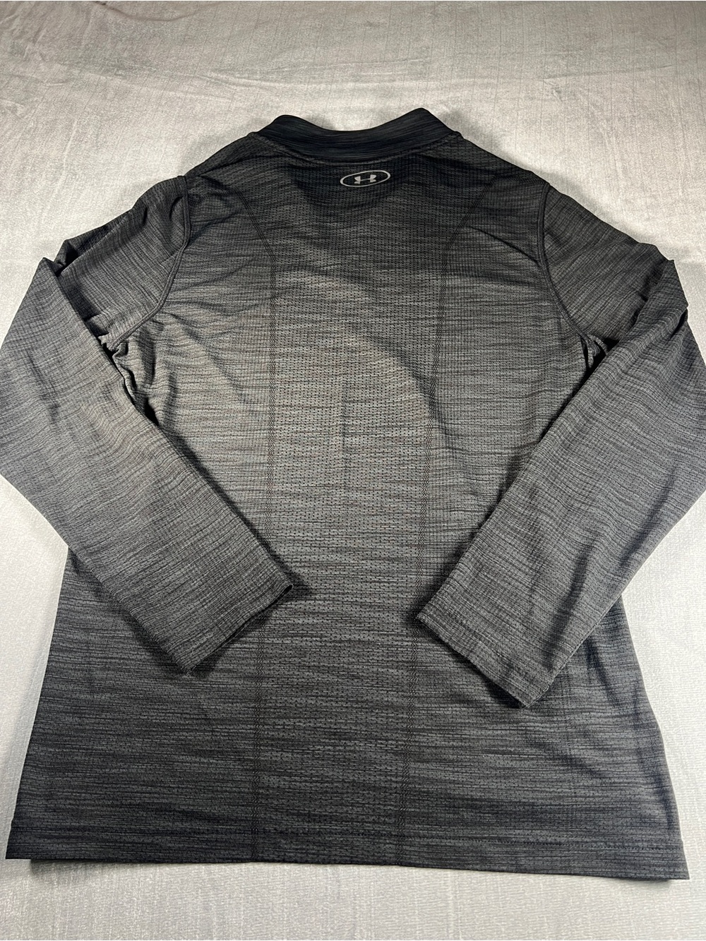 Under Armour Threadborne HeatGear Gray Quarter Zip Men’s Large - Picture 3 of 6